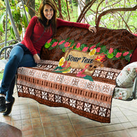 Pasifika Festival Auckland Quilt Polynesian Tribal with Pacific Pattern Brown Color LT03 - Polynesian Pride