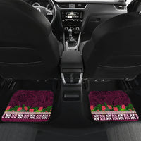 Pasifika Festival Auckland Car Mats Polynesian Tribal with Pacific Pattern Pink Color