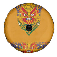 Haiti Flag Traditional Dashiki Spare Tire Cover Yellow Color - Polynesian Pride
