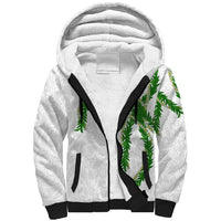 Hawaii Maile Lei Sherpa Hoodie Aloha White Color LT03 Unisex White - Polynesian Pride