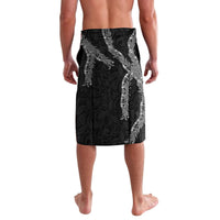 Hawaii Maile Lei Lavalava Aloha Grayscale Color