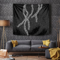 Hawaii Maile Lei Tapestry Aloha Grayscale Color LT03 - Polynesian Pride