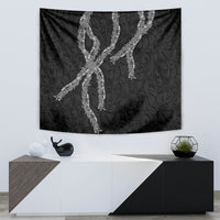Hawaii Maile Lei Tapestry Aloha Grayscale Color LT03 - Polynesian Pride