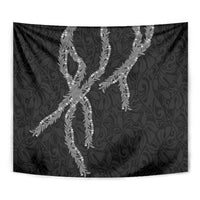 Hawaii Maile Lei Tapestry Aloha Grayscale Color LT03 - Polynesian Pride