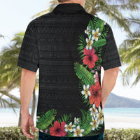 Hawaii Tropical Flowers and Leaves Hawaiian Shirt Tapa Pattern Colorful Mode LT03 - Polynesian Pride