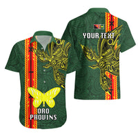 Custom Papua New Guinea Oro Province Hawaiian Shirt PNG Birds Of Paradise Polynesian Arty Style LT03 - Polynesian Pride