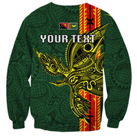 Custom Papua New Guinea Oro Province Sweatshirt PNG Birds Of Paradise Polynesian Arty Style LT03 - Polynesian Pride
