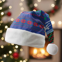 Scottish Christmas Santa Hat Xmas Royal Lions and Tartan - Polynesian Pride