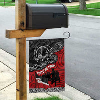 Aotearoa Toitu Te Tiriti Garden Flag Honoring Te Tiriti o Waitangi Maori Haka