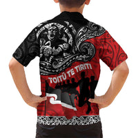 Aotearoa Toitu Te Tiriti Hawaiian Shirt Honoring Te Tiriti o Waitangi Maori Haka
