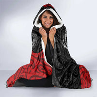 Aotearoa Toitu Te Tiriti Hooded Blanket Honoring Te Tiriti o Waitangi Maori Haka LT03 - Polynesian Pride