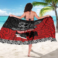 Aotearoa Toitu Te Tiriti Sarong Honoring Te Tiriti o Waitangi Maori Haka