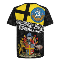 New Zealand Wellington Rugby Jersey The Capital's Emblems Flag and Koru Art