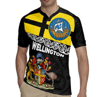 New Zealand Wellington Rugby Jersey The Capital's Emblems Flag and Koru Art