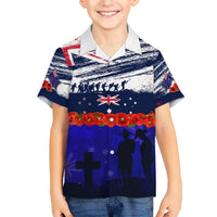 New Zealand and Australia ANZAC Day Hawaiian Shirt Lest We Forget Red Poppy Flowers and Soldier LT03 - Polynesian Pride