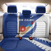 New Zealand Cricket Back Car Seat Cover Kiwi Birds Haka Dance Blue Fern Sporty Style