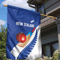 New Zealand Cricket Garden Flag Kiwi Birds Haka Dance Blue Fern Sporty Style