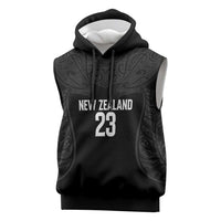 New Zealand Basketball Ta Moko Tribal Custom Sleeveless Hoodie
