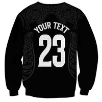New Zealand Basketball Ta Moko Tribal Custom Sweatshirt LT03 - Polynesian Pride