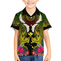 Hawaii Kanaka Maoli Hawaiian Shirt Double Shark and Hibiscus Flowers LT03 - Polynesian Pride