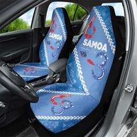 Samoa Independence Day Car Seat Cover Anniversary 63th-Siapo Art