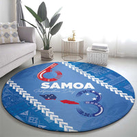 Samoa Independence Day Round Carpet Anniversary 63th-Siapo Art