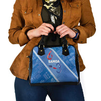 Samoa Independence Day Shoulder Handbag Anniversary 63th-Siapo Art