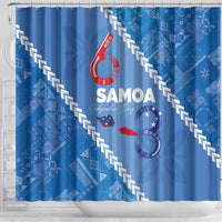 Samoa Independence Day Shower Curtain Anniversary 63th-Siapo Art