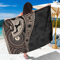 Fiji Traditional Masi Sarong Tapa Art Palm Leaves Pattern