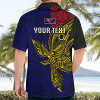 Personalised Papua New Guinea West New Britain Province Hawaiian Shirt PNG Birds Of Paradise Polynesian Arty Style LT03 - Polynesian Pride