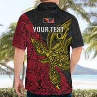 Personalised Papua New Guinea Sandaun Province Hawaiian Shirt PNG Birds Of Paradise Polynesian Arty Style LT03 - Polynesian Pride