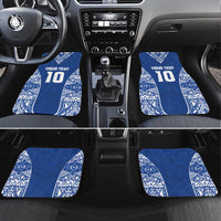 Custom Samoa Pacific Rugby 2024 Car Mats Polynesian Pacific Tribal Pattern