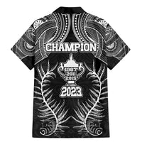 New Zealand Rugby Family Matching Mermaid Dress and Hawaiian Shirt Aotearoa Champion Cup History with Silver Fern LT03 - Polynesian Pride