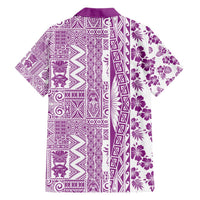 Hawaii Hawaiian Shirt Aloha Tropical Plants Tribal Pattern Pink Version LT03 - Polynesian Pride