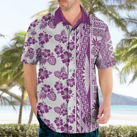 Hawaii Hawaiian Shirt Aloha Tropical Plants Tribal Pattern Pink Version LT03 - Polynesian Pride