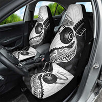 Personalised Aotearoa Lawn Bowls Car Seat Cover Maori and Silver Fern Half Style LT03 - Polynesian Pride