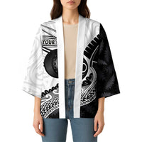 Personalised Aotearoa Lawn Bowls Kimono Maori and Silver Fern Half Style LT03 - Polynesian Pride