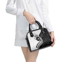 Personalised Aotearoa Lawn Bowls Shoulder Handbag Maori and Silver Fern Half Style LT03 - Polynesian Pride