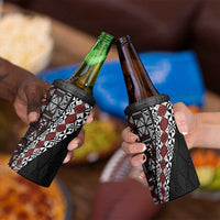 Tonga Ngatu Art Tattoo Polynesian 4 in 1 Can Cooler Tumbler LT03 - Polynesian Pride