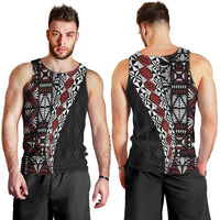 Tonga Ngatu Art Tattoo Polynesian Men Tank Top
