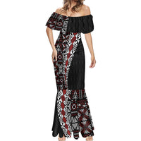 Tonga Ngatu Art Tattoo Polynesian Mermaid Dress