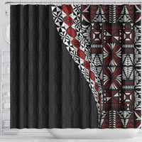 Tonga Ngatu Art Tattoo Polynesian Shower Curtain