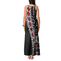 Tonga Ngatu Art Tattoo Polynesian Tank Maxi Dress