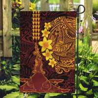 Hawaii Volcano Garden Flag Polynesian and Kakau Pattern LT03 Garden Flag Red - Polynesian Pride