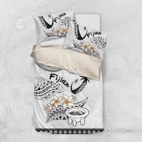 Fijian Traditional Culture Bedding Set Tapa Tribal Tattoos - Polynesian Pride
