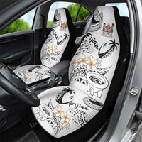 Fijian Traditional Culture Car Seat Cover Tapa Tribal Tattoos - Polynesian Pride