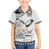 Fijian Traditional Culture Family Matching Tank Maxi Dress and Hawaiian Shirt Tapa Tribal Tattoos - Polynesian Pride