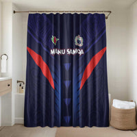 Rugby Samoa Bathroom Set Siva Tau Spirit Sporty Vibes - Polynesian Pride