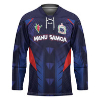 Custom Rugby Samoa Hockey Jersey Siva Tau Spirit Sporty Vibes - Polynesian Pride