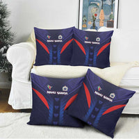 Rugby Samoa Pillow Cover Siva Tau Spirit Sporty Vibes - Polynesian Pride